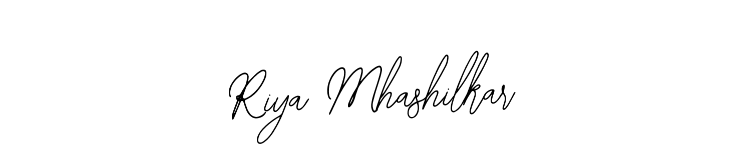 How to Draw Riya Mhashilkar signature style? Bearetta-2O07w is a latest design signature styles for name Riya Mhashilkar. Riya Mhashilkar signature style 12 images and pictures png