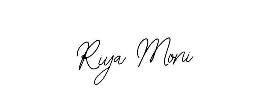 Also we have Riya Moni name is the best signature style. Create professional handwritten signature collection using Bearetta-2O07w autograph style. Riya Moni signature style 12 images and pictures png