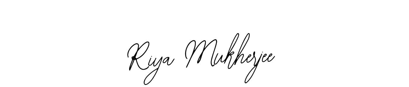 Riya Mukherjee stylish signature style. Best Handwritten Sign (Bearetta-2O07w) for my name. Handwritten Signature Collection Ideas for my name Riya Mukherjee. Riya Mukherjee signature style 12 images and pictures png