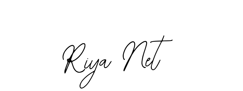 How to make Riya Net name signature. Use Bearetta-2O07w style for creating short signs online. This is the latest handwritten sign. Riya Net signature style 12 images and pictures png
