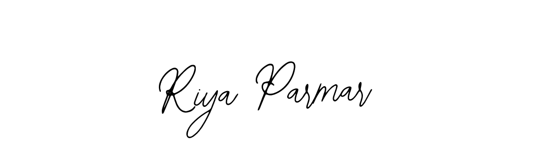 How to make Riya Parmar signature? Bearetta-2O07w is a professional autograph style. Create handwritten signature for Riya Parmar name. Riya Parmar signature style 12 images and pictures png