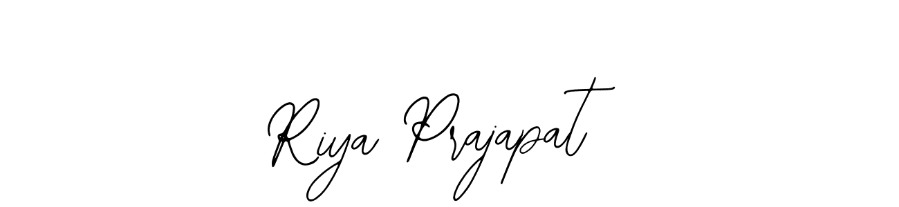 It looks lik you need a new signature style for name Riya Prajapat. Design unique handwritten (Bearetta-2O07w) signature with our free signature maker in just a few clicks. Riya Prajapat signature style 12 images and pictures png