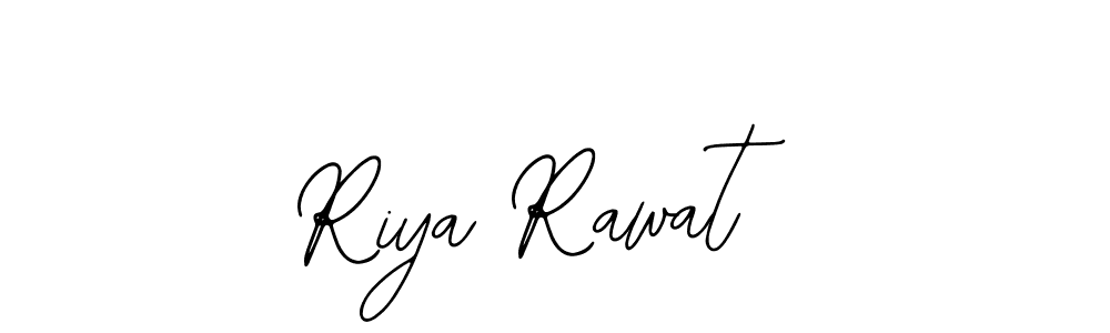 You should practise on your own different ways (Bearetta-2O07w) to write your name (Riya Rawat) in signature. don't let someone else do it for you. Riya Rawat signature style 12 images and pictures png