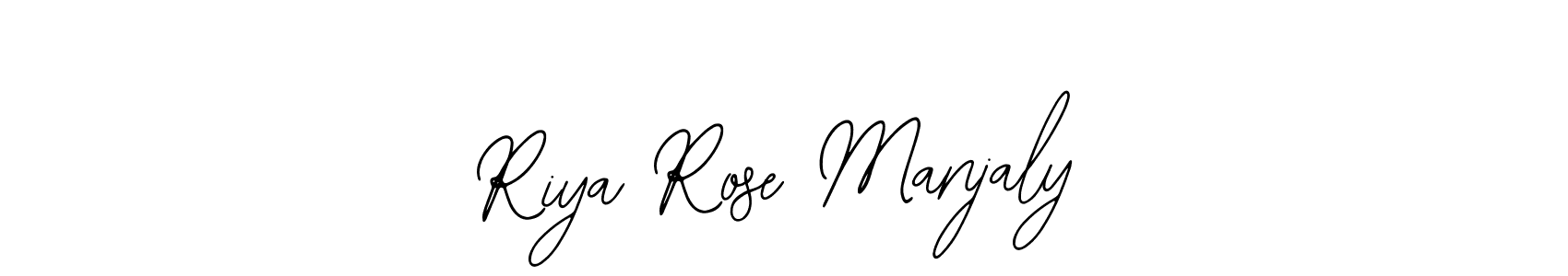 Design your own signature with our free online signature maker. With this signature software, you can create a handwritten (Bearetta-2O07w) signature for name Riya Rose Manjaly. Riya Rose Manjaly signature style 12 images and pictures png