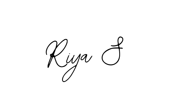 Make a beautiful signature design for name Riya S. Use this online signature maker to create a handwritten signature for free. Riya S signature style 12 images and pictures png