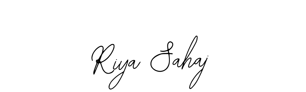 It looks lik you need a new signature style for name Riya Sahaj. Design unique handwritten (Bearetta-2O07w) signature with our free signature maker in just a few clicks. Riya Sahaj signature style 12 images and pictures png