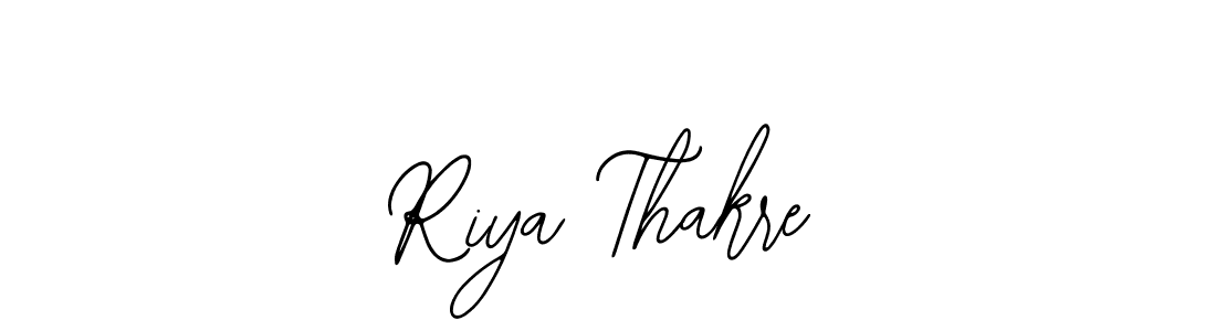 if you are searching for the best signature style for your name Riya Thakre. so please give up your signature search. here we have designed multiple signature styles  using Bearetta-2O07w. Riya Thakre signature style 12 images and pictures png