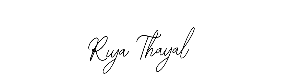 This is the best signature style for the Riya Thayal name. Also you like these signature font (Bearetta-2O07w). Mix name signature. Riya Thayal signature style 12 images and pictures png