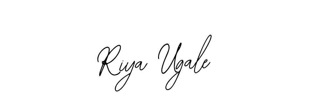 How to Draw Riya Ugale signature style? Bearetta-2O07w is a latest design signature styles for name Riya Ugale. Riya Ugale signature style 12 images and pictures png