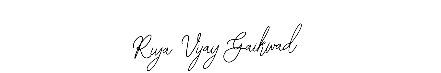 Create a beautiful signature design for name Riya Vijay Gaikwad. With this signature (Bearetta-2O07w) fonts, you can make a handwritten signature for free. Riya Vijay Gaikwad signature style 12 images and pictures png