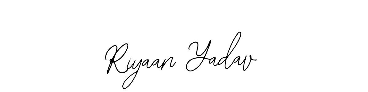 Riyaan Yadav stylish signature style. Best Handwritten Sign (Bearetta-2O07w) for my name. Handwritten Signature Collection Ideas for my name Riyaan Yadav. Riyaan Yadav signature style 12 images and pictures png