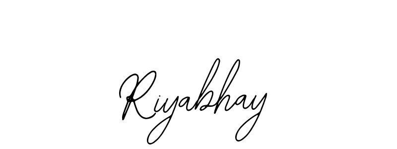Make a beautiful signature design for name Riyabhay. With this signature (Bearetta-2O07w) style, you can create a handwritten signature for free. Riyabhay signature style 12 images and pictures png
