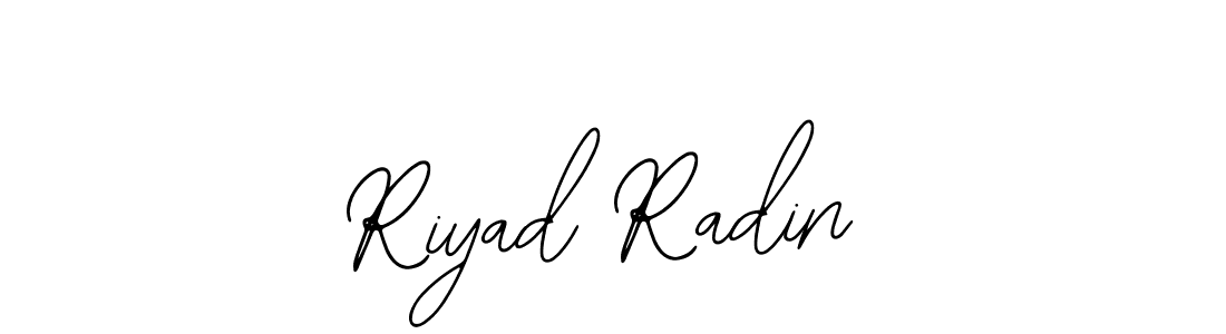 The best way (Bearetta-2O07w) to make a short signature is to pick only two or three words in your name. The name Riyad Radin include a total of six letters. For converting this name. Riyad Radin signature style 12 images and pictures png