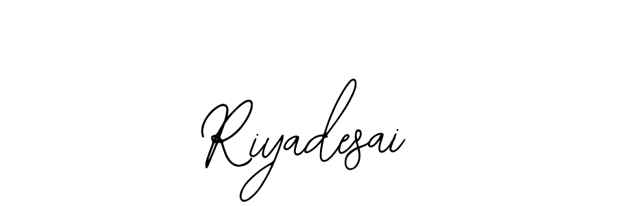 Similarly Bearetta-2O07w is the best handwritten signature design. Signature creator online .You can use it as an online autograph creator for name Riyadesai. Riyadesai signature style 12 images and pictures png
