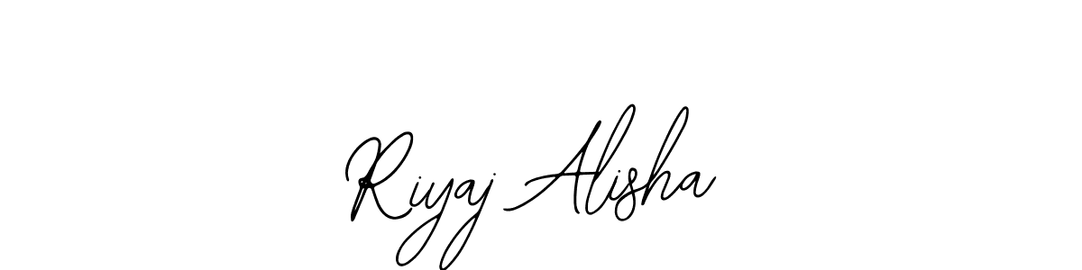 How to make Riyaj Alisha signature? Bearetta-2O07w is a professional autograph style. Create handwritten signature for Riyaj Alisha name. Riyaj Alisha signature style 12 images and pictures png