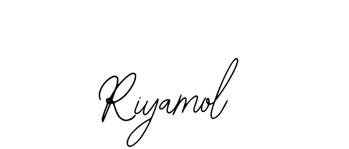 How to Draw Riyamol signature style? Bearetta-2O07w is a latest design signature styles for name Riyamol. Riyamol signature style 12 images and pictures png