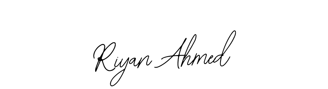 It looks lik you need a new signature style for name Riyan Ahmed. Design unique handwritten (Bearetta-2O07w) signature with our free signature maker in just a few clicks. Riyan Ahmed signature style 12 images and pictures png