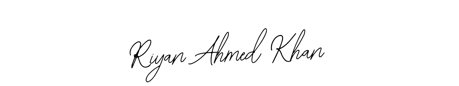 Create a beautiful signature design for name Riyan Ahmed Khan. With this signature (Bearetta-2O07w) fonts, you can make a handwritten signature for free. Riyan Ahmed Khan signature style 12 images and pictures png