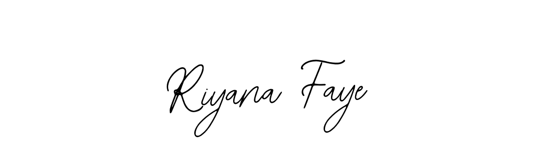 if you are searching for the best signature style for your name Riyana Faye. so please give up your signature search. here we have designed multiple signature styles  using Bearetta-2O07w. Riyana Faye signature style 12 images and pictures png