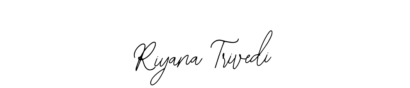 Use a signature maker to create a handwritten signature online. With this signature software, you can design (Bearetta-2O07w) your own signature for name Riyana Trivedi. Riyana Trivedi signature style 12 images and pictures png