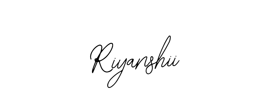 Create a beautiful signature design for name Riyanshii. With this signature (Bearetta-2O07w) fonts, you can make a handwritten signature for free. Riyanshii signature style 12 images and pictures png