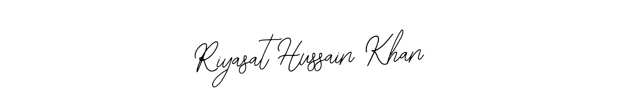 It looks lik you need a new signature style for name Riyasat Hussain Khan. Design unique handwritten (Bearetta-2O07w) signature with our free signature maker in just a few clicks. Riyasat Hussain Khan signature style 12 images and pictures png