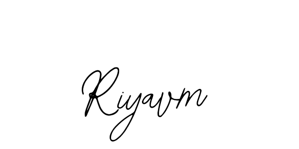 Design your own signature with our free online signature maker. With this signature software, you can create a handwritten (Bearetta-2O07w) signature for name Riyavm. Riyavm signature style 12 images and pictures png