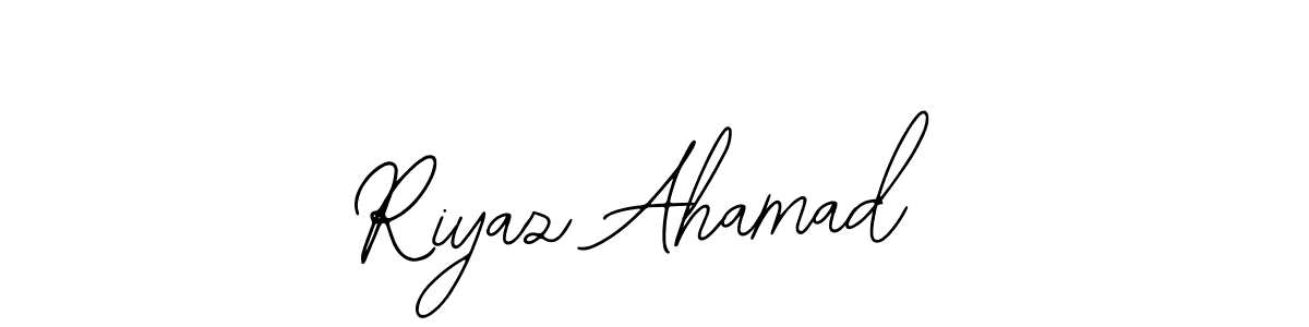 Riyaz Ahamad stylish signature style. Best Handwritten Sign (Bearetta-2O07w) for my name. Handwritten Signature Collection Ideas for my name Riyaz Ahamad. Riyaz Ahamad signature style 12 images and pictures png