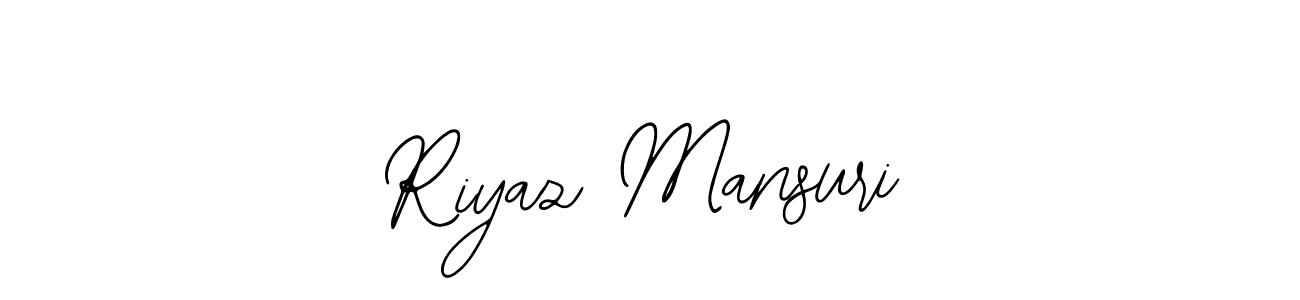 Use a signature maker to create a handwritten signature online. With this signature software, you can design (Bearetta-2O07w) your own signature for name Riyaz Mansuri. Riyaz Mansuri signature style 12 images and pictures png
