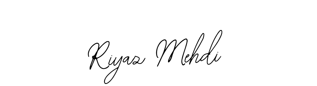 Use a signature maker to create a handwritten signature online. With this signature software, you can design (Bearetta-2O07w) your own signature for name Riyaz Mehdi. Riyaz Mehdi signature style 12 images and pictures png