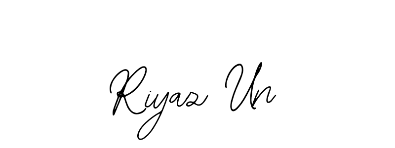 Make a beautiful signature design for name Riyaz Un. With this signature (Bearetta-2O07w) style, you can create a handwritten signature for free. Riyaz Un signature style 12 images and pictures png