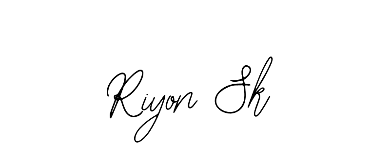 Similarly Bearetta-2O07w is the best handwritten signature design. Signature creator online .You can use it as an online autograph creator for name Riyon Sk. Riyon Sk signature style 12 images and pictures png