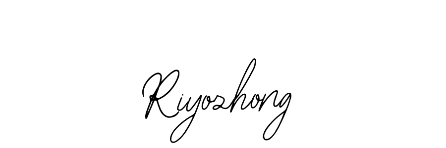 Similarly Bearetta-2O07w is the best handwritten signature design. Signature creator online .You can use it as an online autograph creator for name Riyozhong. Riyozhong signature style 12 images and pictures png