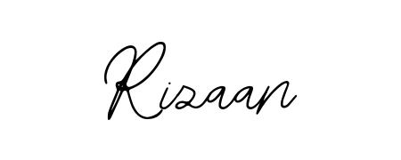 The Bearetta-2O07w handwriting style adds charm and authenticity to name Rizaan. A wonderful choice for personal thank-you notes. Rizaan signature style 12 images and pictures png