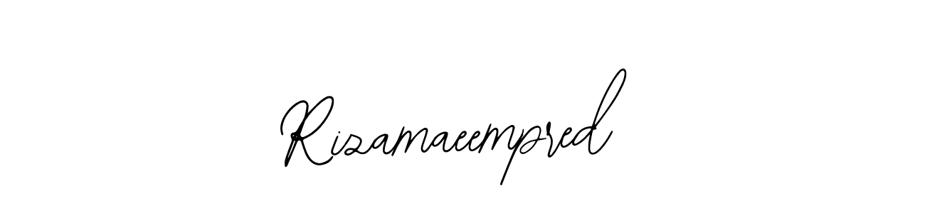 Use a signature maker to create a handwritten signature online. With this signature software, you can design (Bearetta-2O07w) your own signature for name Rizamaeempred. Rizamaeempred signature style 12 images and pictures png