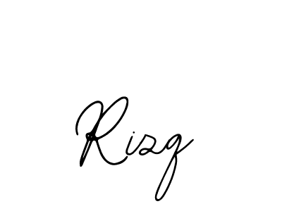 Make a beautiful signature design for name Rizq. Use this online signature maker to create a handwritten signature for free. Rizq signature style 12 images and pictures png