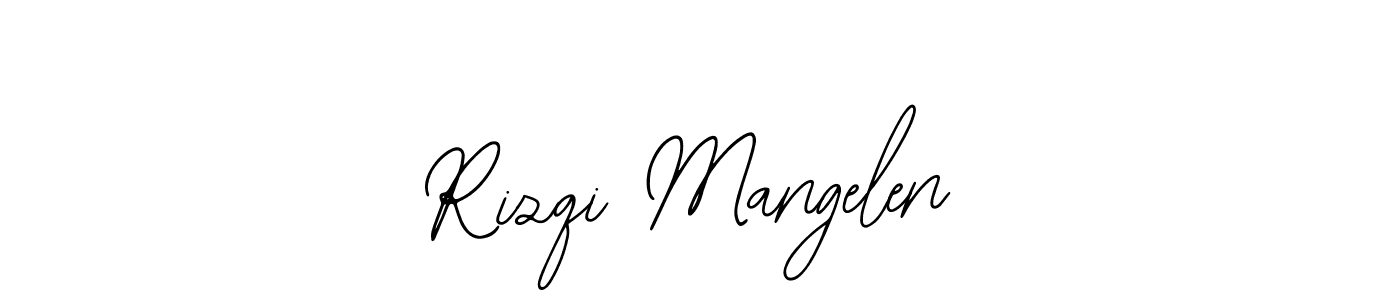 You can use this online signature creator to create a handwritten signature for the name Rizqi Mangelen. This is the best online autograph maker. Rizqi Mangelen signature style 12 images and pictures png