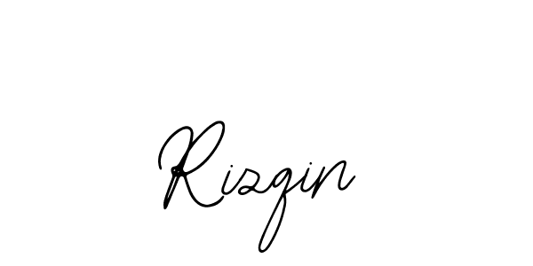 Design your own signature with our free online signature maker. With this signature software, you can create a handwritten (Bearetta-2O07w) signature for name Rizqin. Rizqin signature style 12 images and pictures png