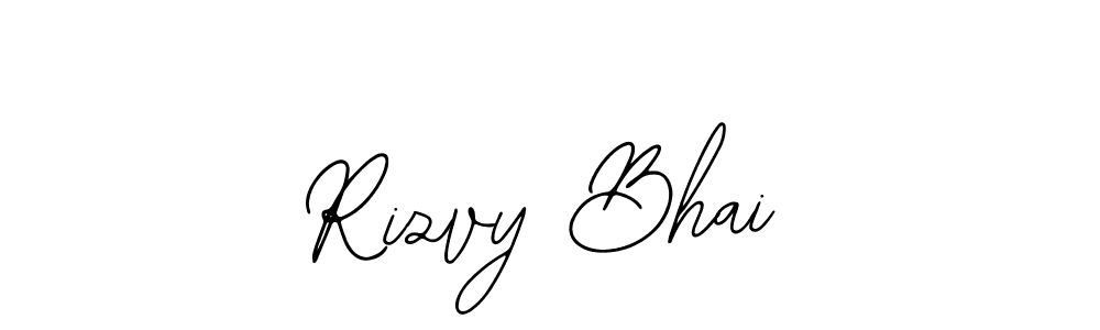 Make a beautiful signature design for name Rizvy Bhai. Use this online signature maker to create a handwritten signature for free. Rizvy Bhai signature style 12 images and pictures png