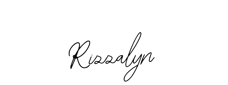 if you are searching for the best signature style for your name Rizzalyn. so please give up your signature search. here we have designed multiple signature styles  using Bearetta-2O07w. Rizzalyn signature style 12 images and pictures png