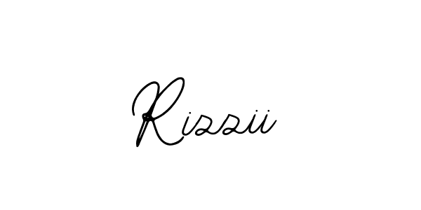 How to make Rizzii name signature. Use Bearetta-2O07w style for creating short signs online. This is the latest handwritten sign. Rizzii signature style 12 images and pictures png
