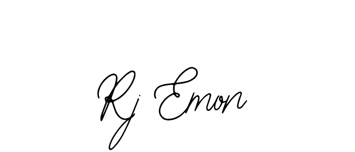 Rj Emon stylish signature style. Best Handwritten Sign (Bearetta-2O07w) for my name. Handwritten Signature Collection Ideas for my name Rj Emon. Rj Emon signature style 12 images and pictures png