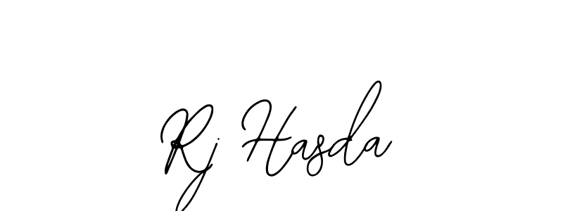 You should practise on your own different ways (Bearetta-2O07w) to write your name (Rj Hasda) in signature. don't let someone else do it for you. Rj Hasda signature style 12 images and pictures png