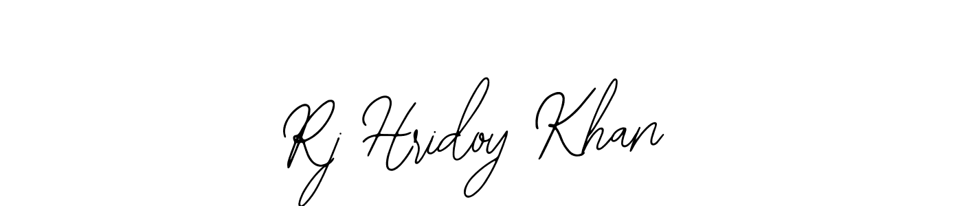 Also we have Rj Hridoy Khan name is the best signature style. Create professional handwritten signature collection using Bearetta-2O07w autograph style. Rj Hridoy Khan signature style 12 images and pictures png