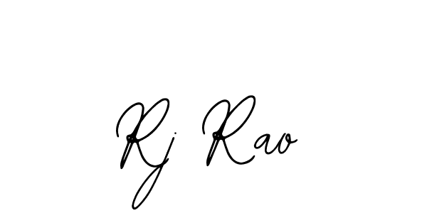 You should practise on your own different ways (Bearetta-2O07w) to write your name (Rj Rao) in signature. don't let someone else do it for you. Rj Rao signature style 12 images and pictures png