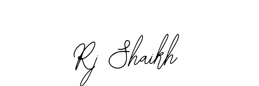 Create a beautiful signature design for name Rj Shaikh. With this signature (Bearetta-2O07w) fonts, you can make a handwritten signature for free. Rj Shaikh signature style 12 images and pictures png