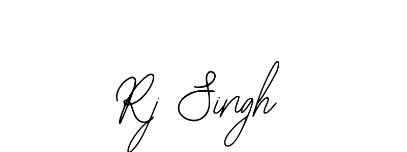 You should practise on your own different ways (Bearetta-2O07w) to write your name (Rj Singh) in signature. don't let someone else do it for you. Rj Singh signature style 12 images and pictures png