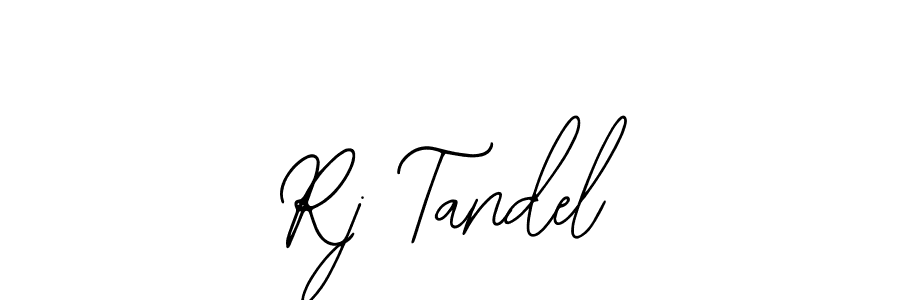 How to make Rj Tandel signature? Bearetta-2O07w is a professional autograph style. Create handwritten signature for Rj Tandel name. Rj Tandel signature style 12 images and pictures png