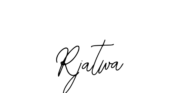 You should practise on your own different ways (Bearetta-2O07w) to write your name (Rjatwa) in signature. don't let someone else do it for you. Rjatwa signature style 12 images and pictures png
