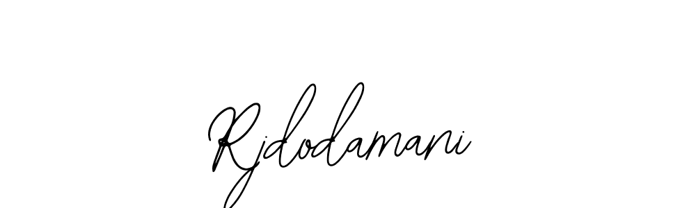 if you are searching for the best signature style for your name Rjdodamani. so please give up your signature search. here we have designed multiple signature styles  using Bearetta-2O07w. Rjdodamani signature style 12 images and pictures png